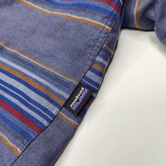 Patagonia Lightweight Fjord Flannel Southwest Long Sleeve Button Up Size Large - Picture 5 of 6